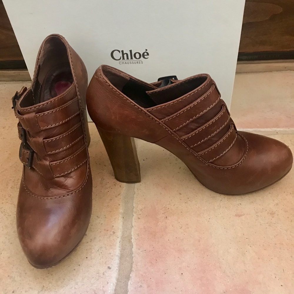 Chloe Heeled Bootie - Like New w/ Box